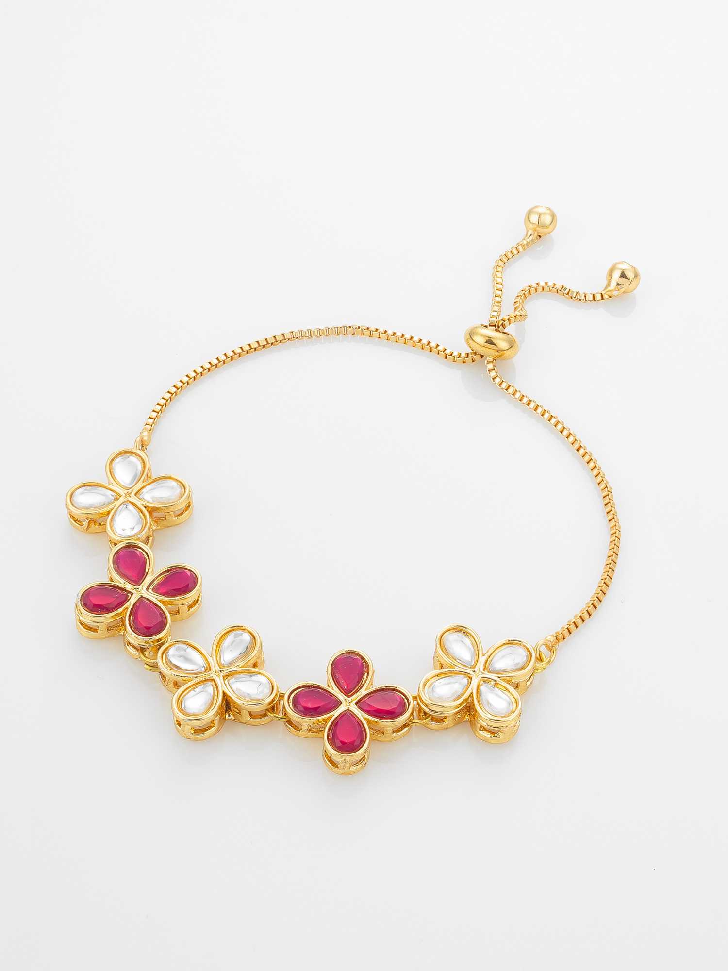 Ynf Brass KESH105 BG2608 Womens Jewellery Wholesale Kundan Bangles Antique Bracelet Fashion Bracelets Manufacturer - Jewellery Export