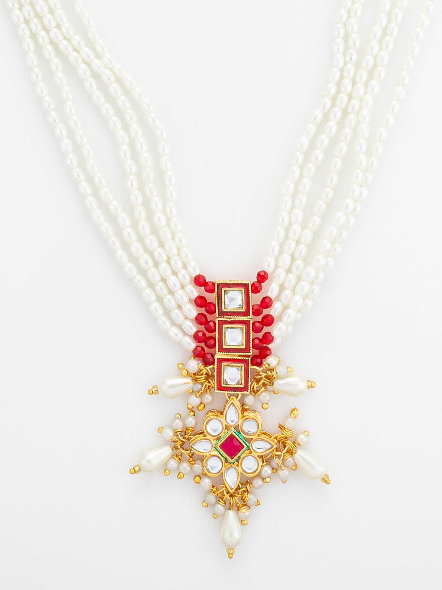Ynf Brass KESH105 NK4852 Womens Jewellery Wholesale Kundan Necklace Set Necklaces Set Antique Necklaces Set Manufacturer - Jewellery Export