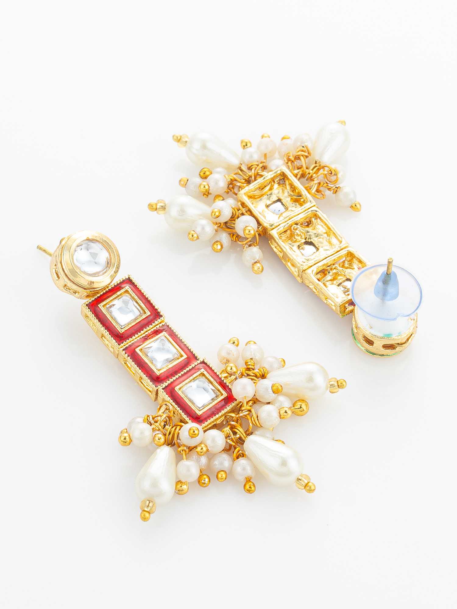 Ynf Brass KESH105 NK4852 Womens Jewellery Wholesale Kundan Necklace Set Necklaces Set Antique Necklaces Set Manufacturer - Jewellery Export