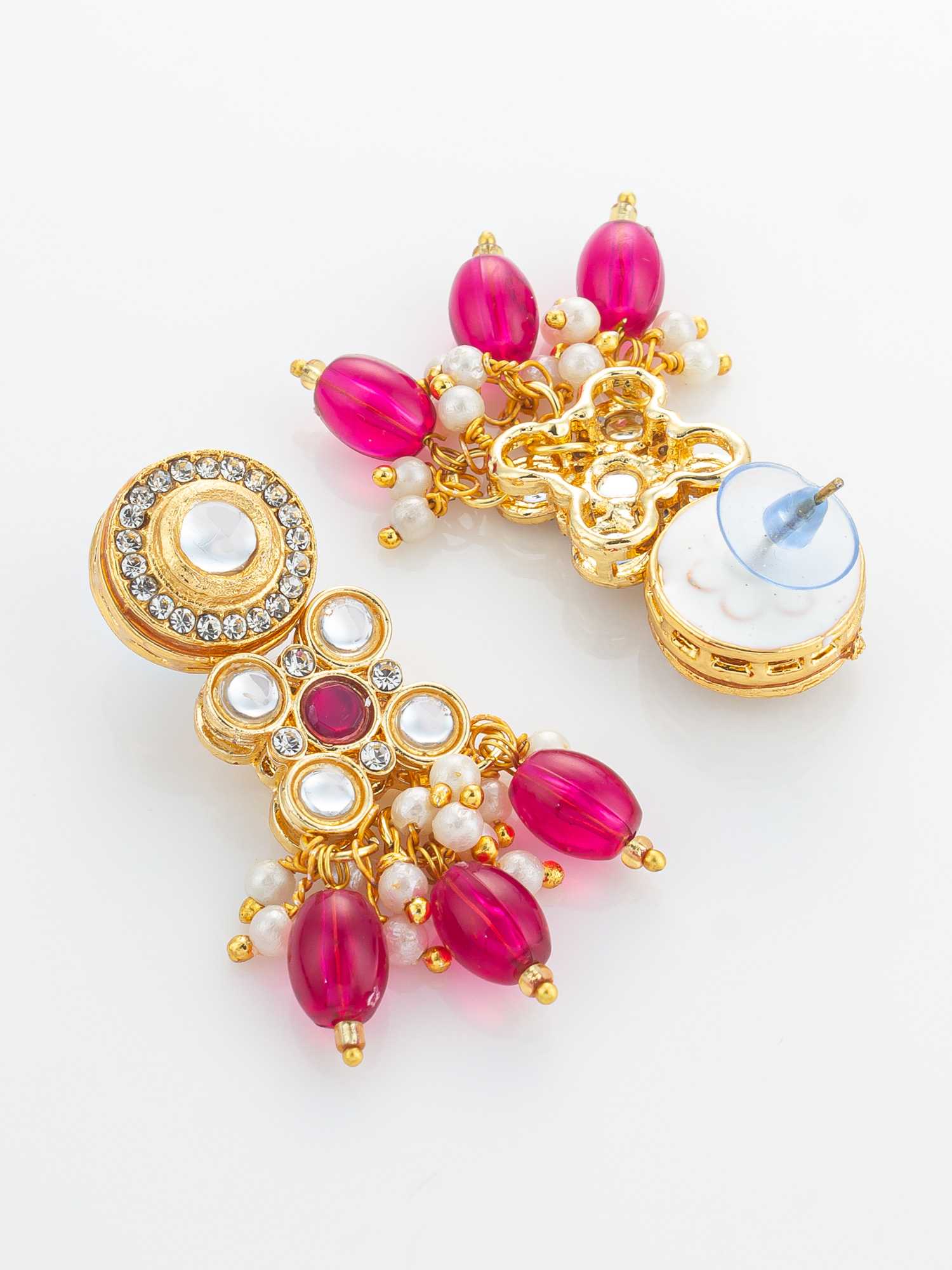 Ynf Brass KESH105 NK4865 Womens Jewellery Wholesale Kundan Necklace Set Necklaces Set Antique Necklaces Set Manufacturer - Jewellery Export