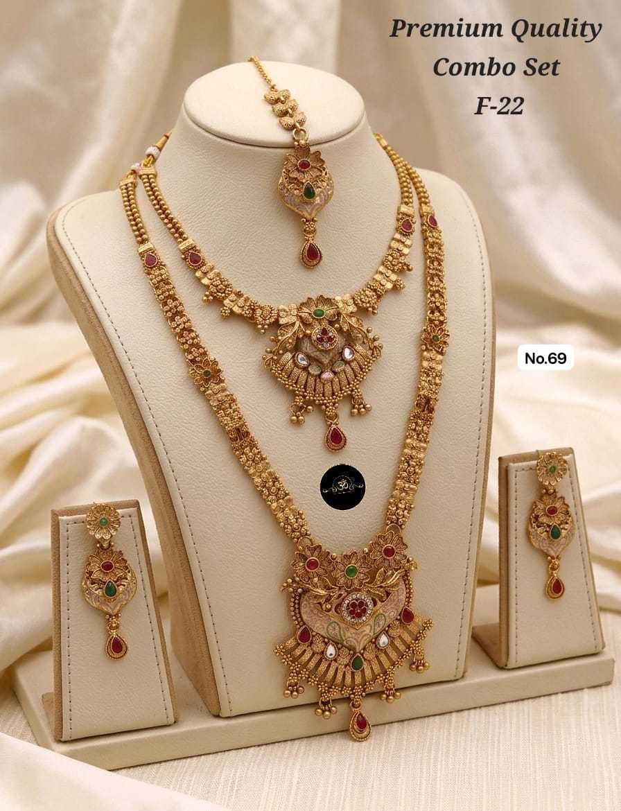 Ynf Brass KESH127 028 Womens Jewellery Wholesale Choker Necklaces Long Sets Manufacturer - Jewellery Export