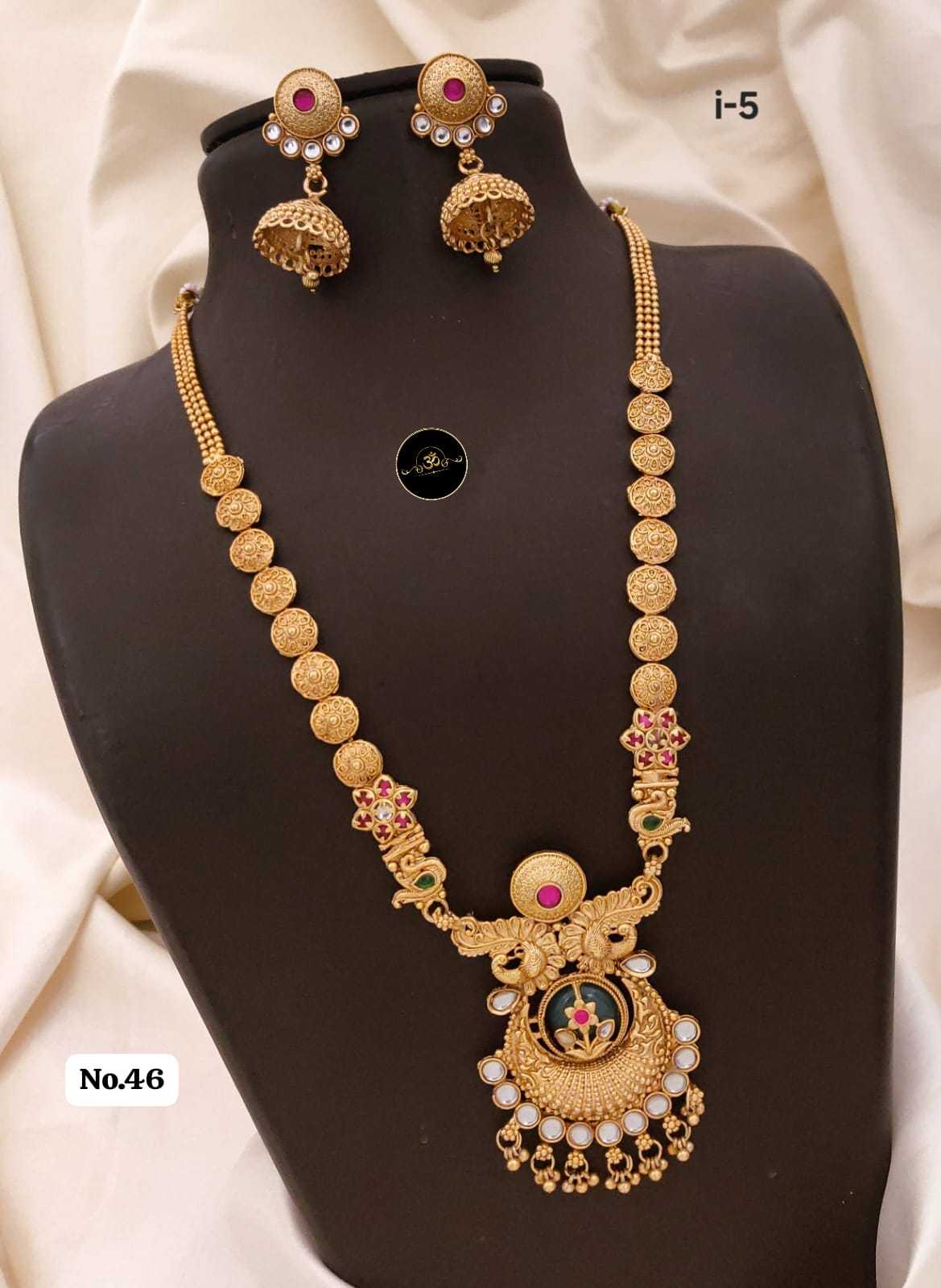 Ynf Brass KESH127 031 Womens Jewellery Wholesale Long Sets Fancy Mala Necklaces Manufacturer - Jewellery Export