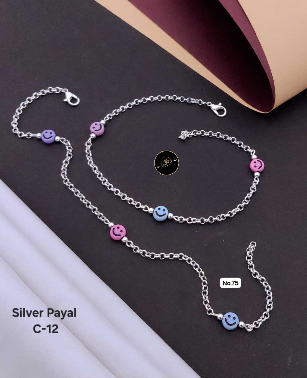 Ynf Brass KESH127 035 Womens Jewellery Wholesale Silver Payal Manufacturer - Jewellery Export