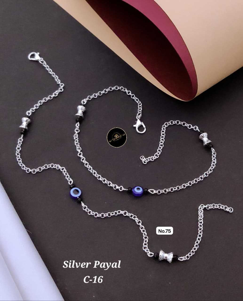 Ynf Brass KESH127 035 Womens Jewellery Wholesale Silver Payal Manufacturer - Jewellery Export