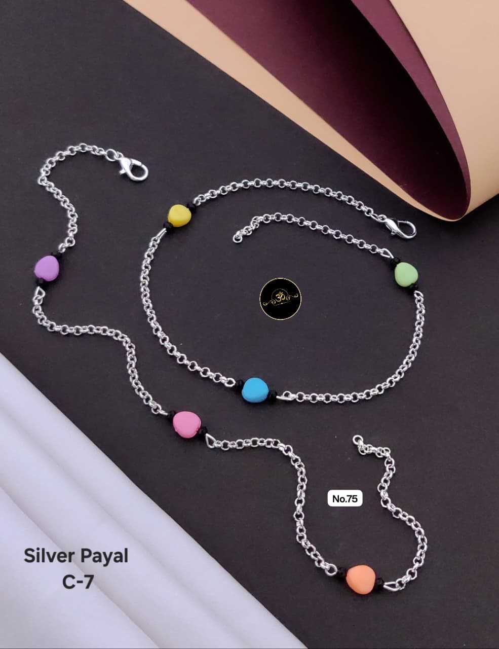 Ynf Brass KESH127 035 Womens Jewellery Wholesale Silver Payal Manufacturer - Jewellery Export