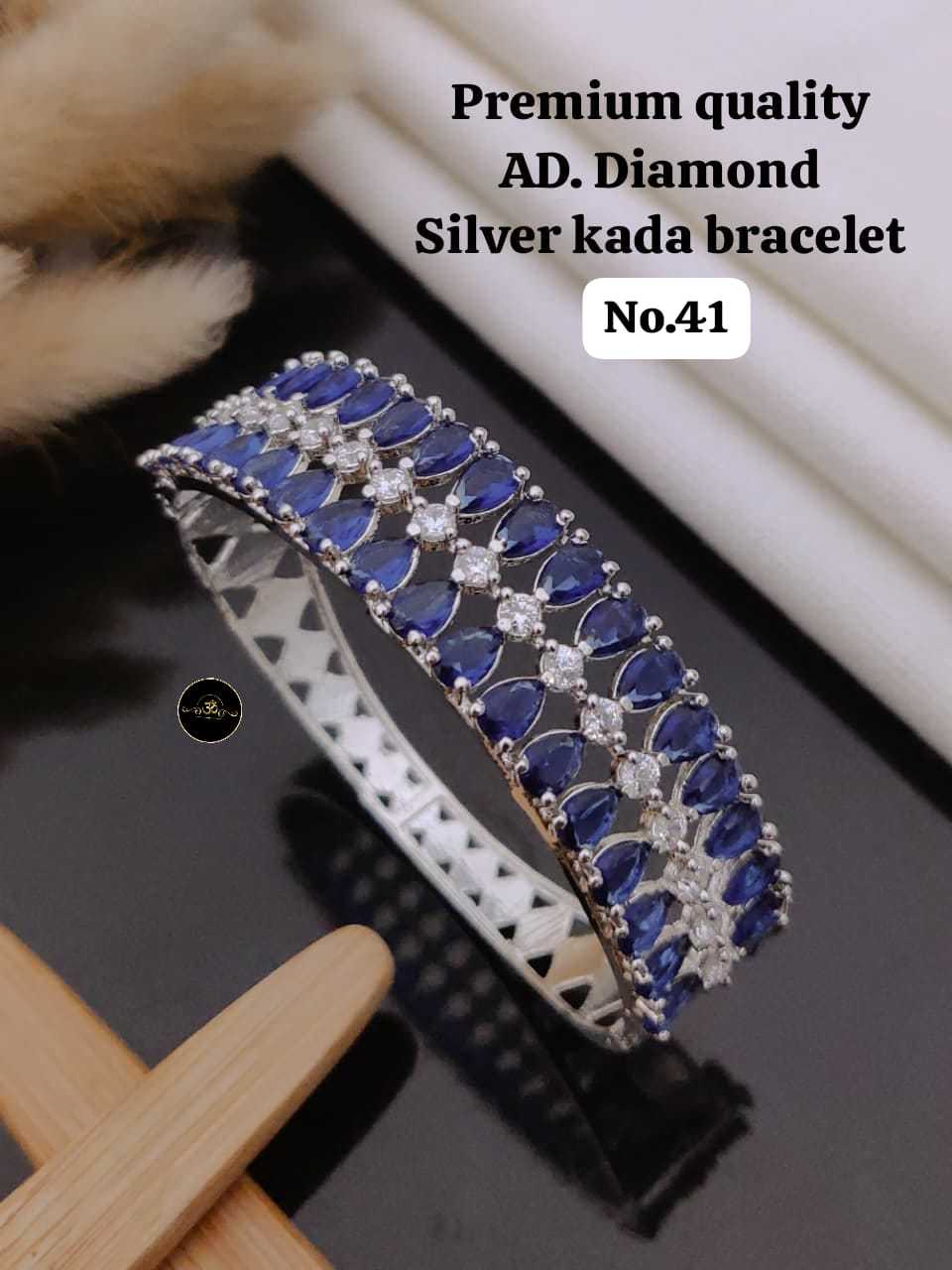 Ynf Brass KESH127 039 Womens Jewellery Wholesale AD Diamond Bracelet Manufacturer - Jewellery Export