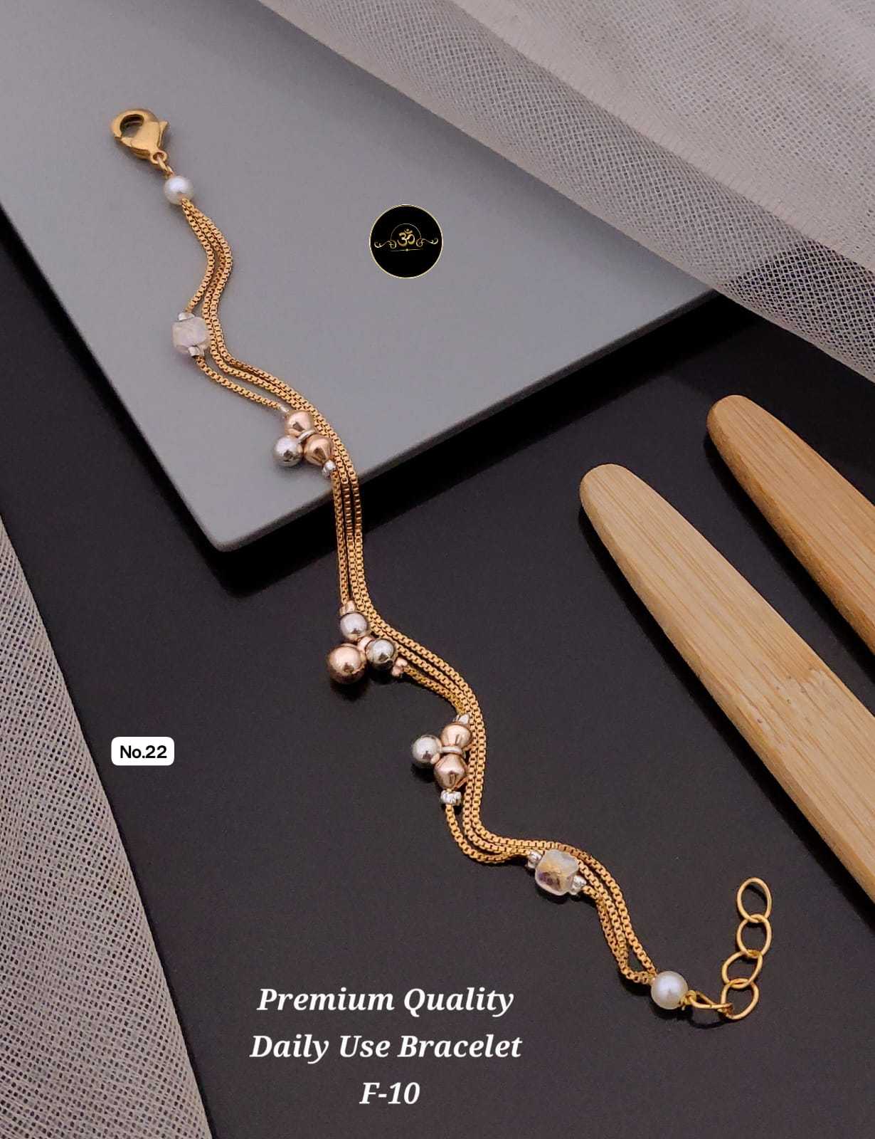 Ynf Brass KESH127 046 Womens Jewellery Wholesale Brass Gold Bracelets Manufacturer - Jewellery Export