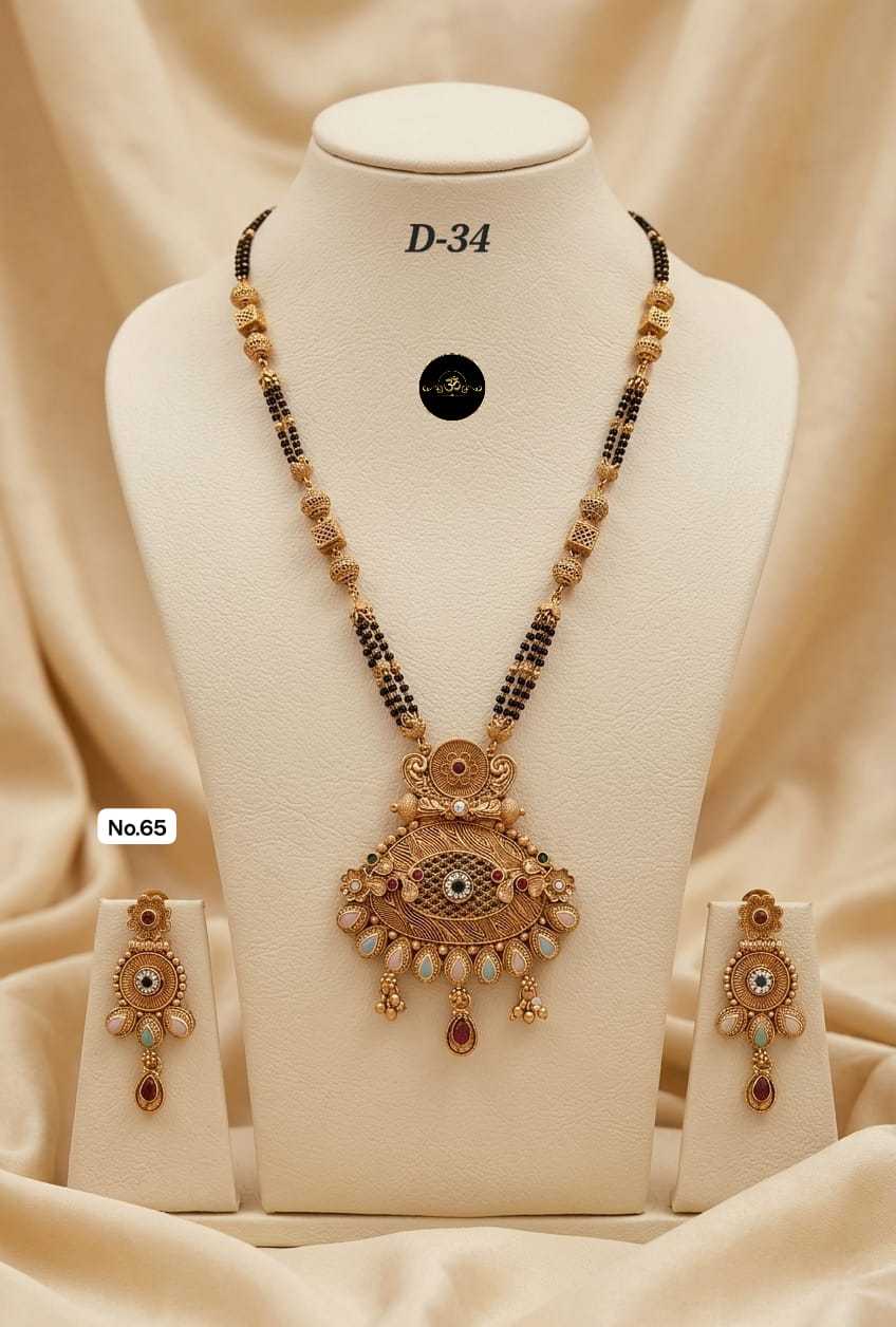 Ynf Brass KESH127 048 Womens Jewellery Wholesale Mangalsutras Manufacturer - Jewellery Export