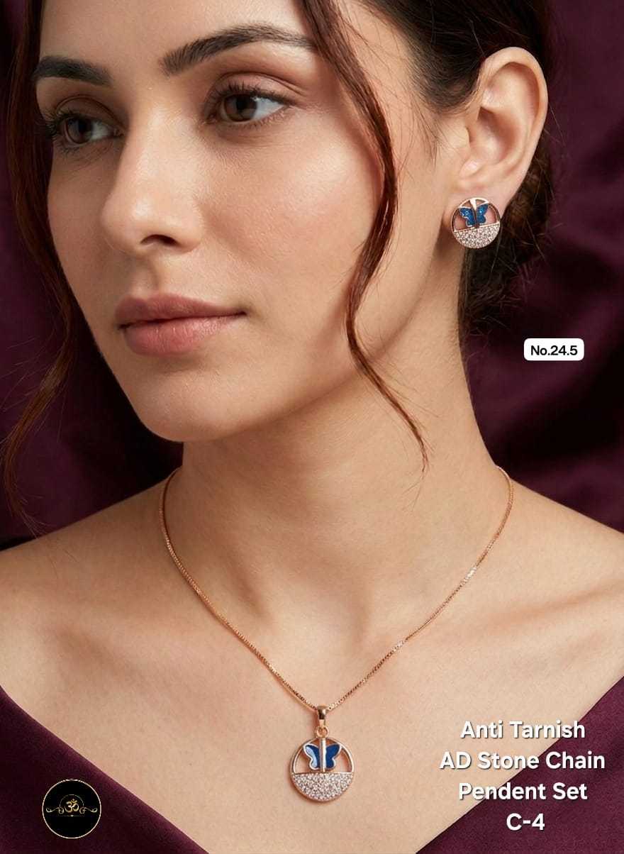 Ynf Brass KESH127 053 Womens Jewellery Wholesale Chain Pendant Set Pendant Sets Manufacturer - Jewellery Export