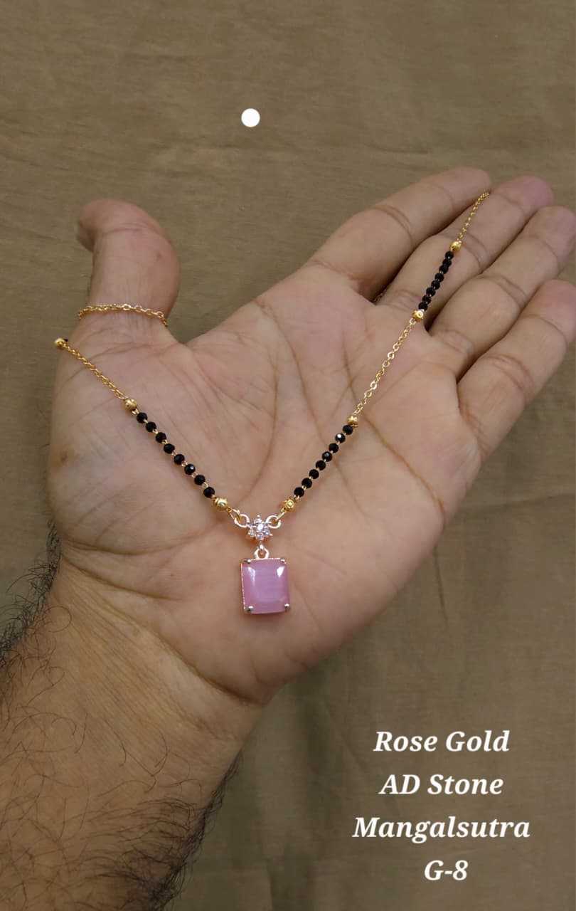 Ynf Brass KESH193 245 Womens Jewellery Wholesale Mangalsutras AD Diamond Necklace Stone Studded Jewelry Manufacturer - Jewellery Export