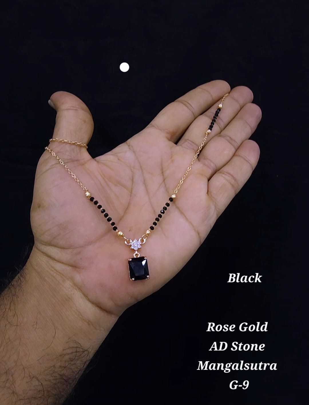 Ynf Brass KESH193 245 Womens Jewellery Wholesale Mangalsutras AD Diamond Necklace Stone Studded Jewelry Manufacturer - Jewellery Export