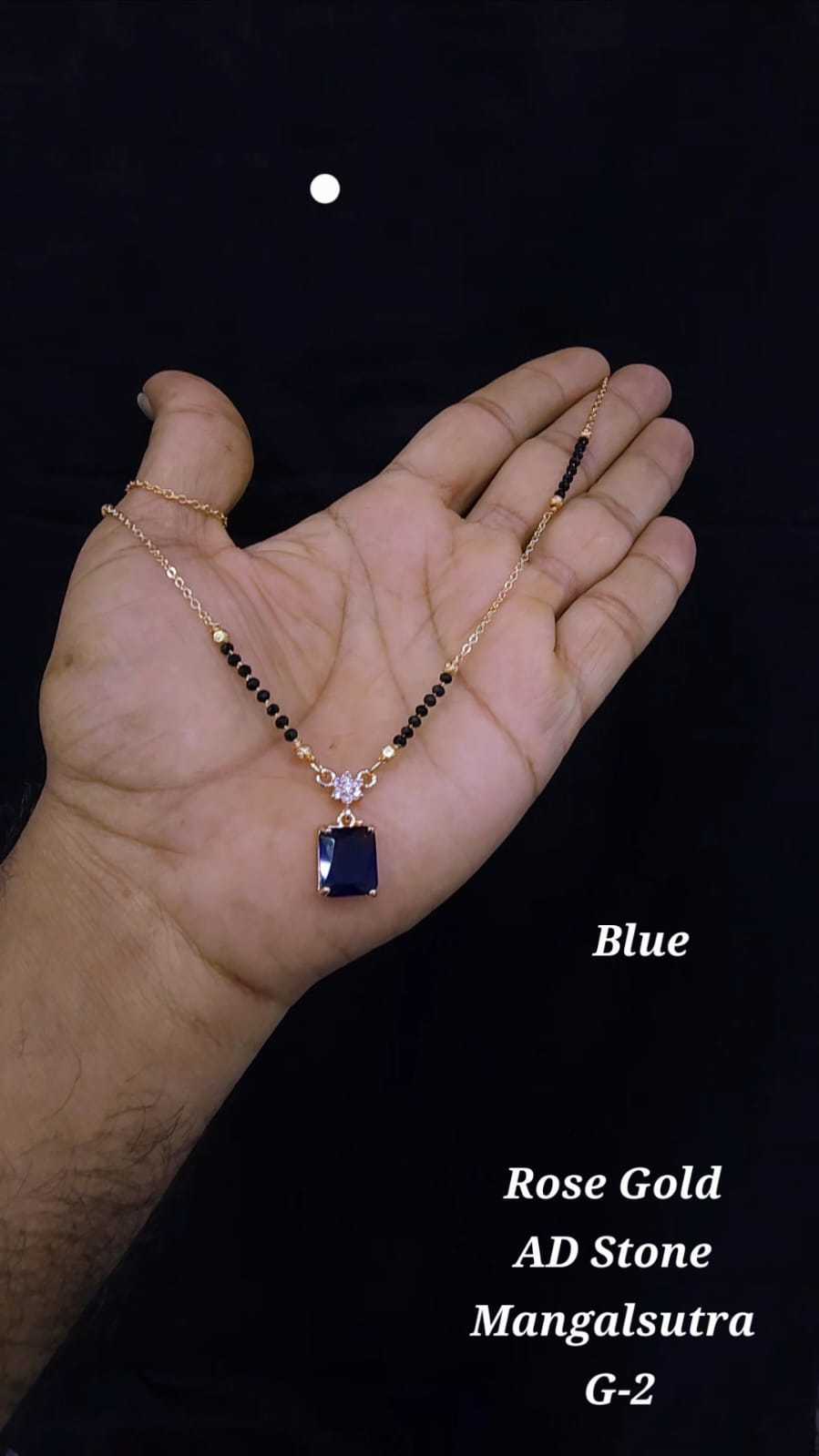 Ynf Brass KESH193 245 Womens Jewellery Wholesale Mangalsutras AD Diamond Necklace Stone Studded Jewelry Manufacturer - Jewellery Export