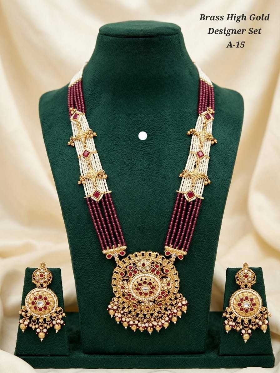 Ynf Brass KESH193 249 Womens Jewellery Wholesale Fancy Mala Necklaces Necklaces Set Party Wear Jewelry Manufacturer - Jewellery Export