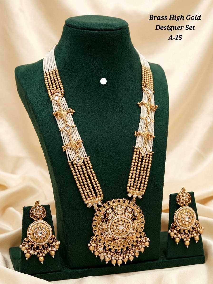 Ynf Brass KESH193 249 Womens Jewellery Wholesale Fancy Mala Necklaces Necklaces Set Party Wear Jewelry Manufacturer - Jewellery Export