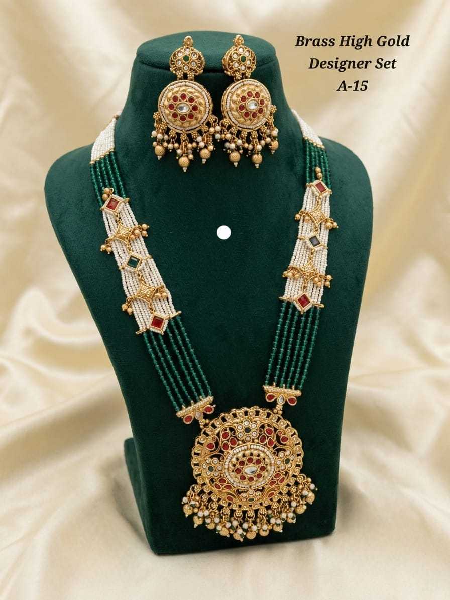 Ynf Brass KESH193 249 Womens Jewellery Wholesale Fancy Mala Necklaces Necklaces Set Party Wear Jewelry Manufacturer - Jewellery Export