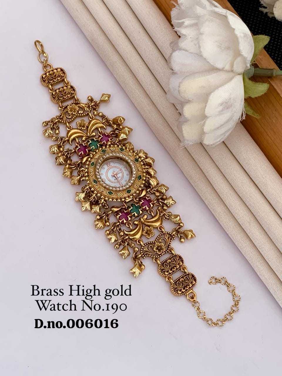 Ynf Brass KESH480 Womens Jewellery Wholesale Traditional Watches Diamond Watch Fashion Wrist Watches Manufacturer - Jewellery Export