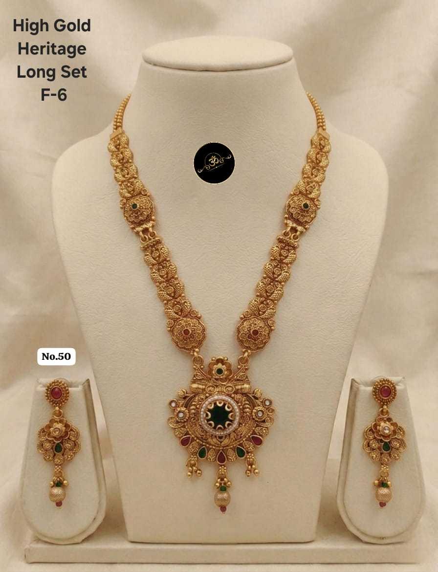 Ynf Brass RIN234 00 2 Womens Jewellery Wholesale Kundan Necklace Set Rajwadi Necklaces Set Manufacturer - Jewellery Export