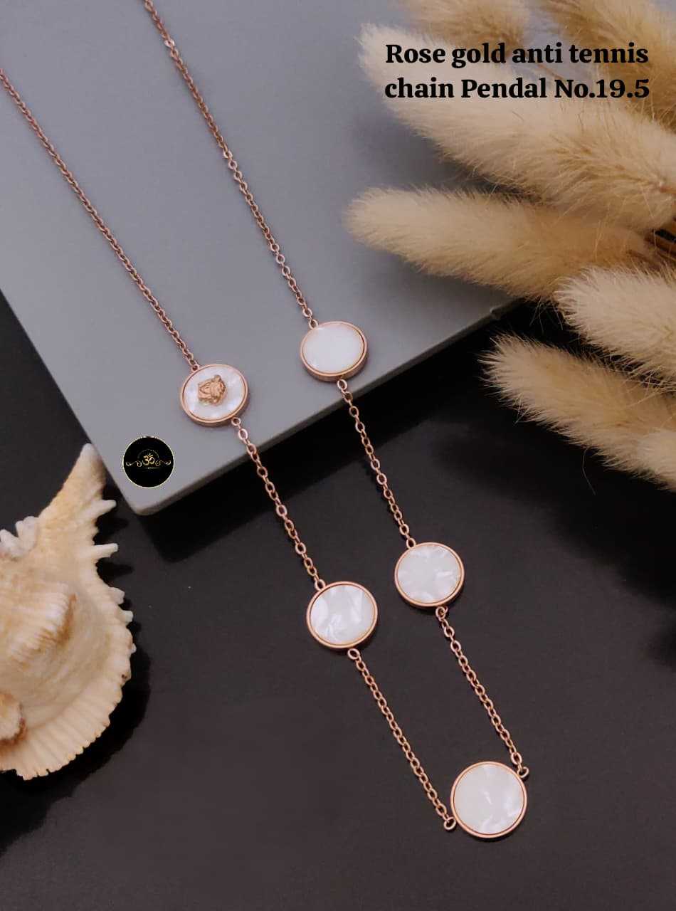 Ynf Brass RIN234 001 Womens Jewellery Wholesale Chain Pendant Set Manufacturer - Jewellery Export